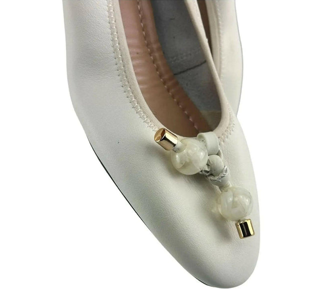 Toscablu Studio Ballerina Capri S110Woman Shoe with Heel Leather Flats 37 6.5-7.