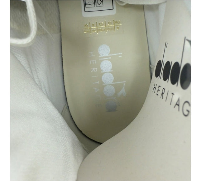 Diadora Heritage Mi Basket Frame Used  Leather High-Top Sneakers