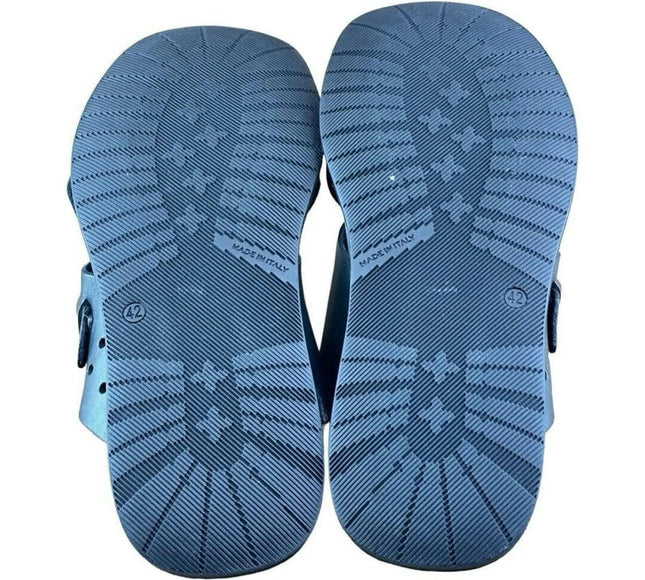 BRADOR Black vintage Slide Sandal Men.