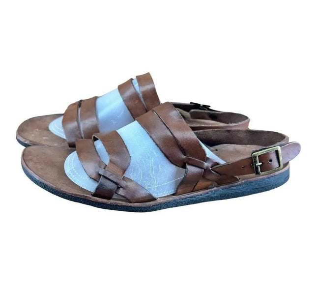 BRADOR Tiger Mahogany  Brown  Sandal Men.