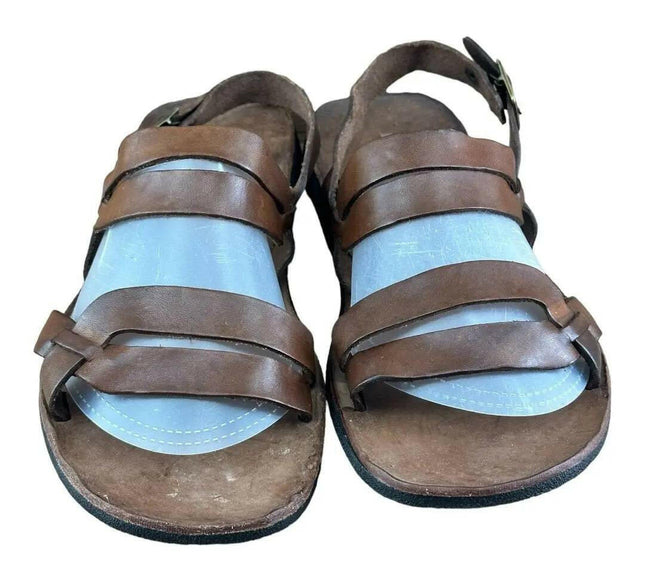 BRADOR Tiger Mahogany  Brown  Sandal Men.