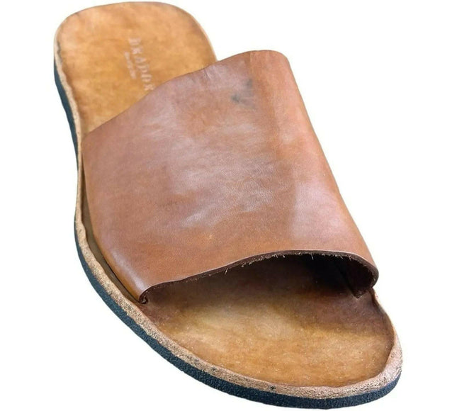 BRADOR  Jack Brown Slide Sandals Men.
