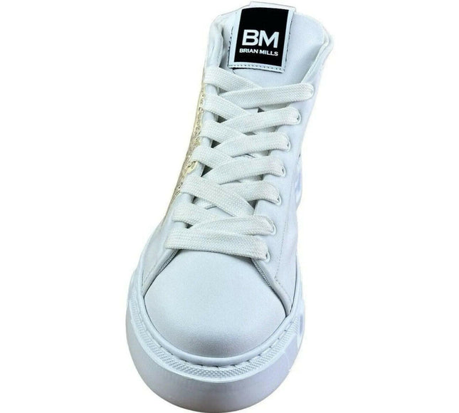BRIAN MILLS Eagle  High top Fashion Sneakers Men.