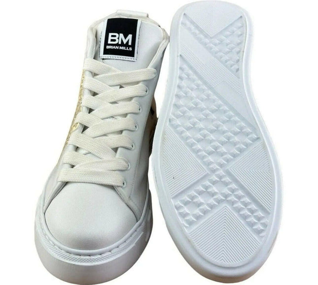 BRIAN MILLS Eagle  High top Fashion Sneakers Men.