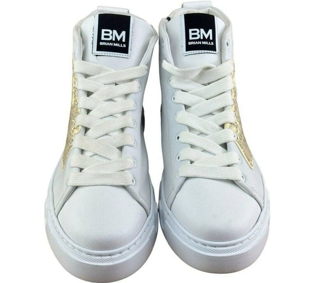BRIAN MILLS Eagle  High top Fashion Sneakers Men.