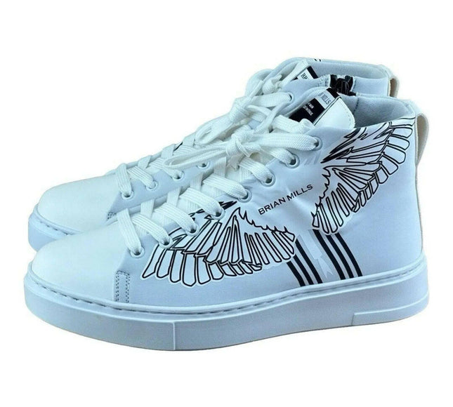 BRIAN MILLS  Fashion Eagle  High top  Sneakers Men.