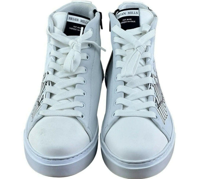 BRIAN MILLS  Fashion Eagle  High top  Sneakers Men.