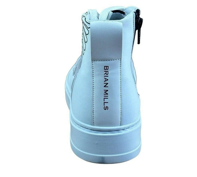 BRIAN MILLS  Fashion Eagle  High top  Sneakers Men.