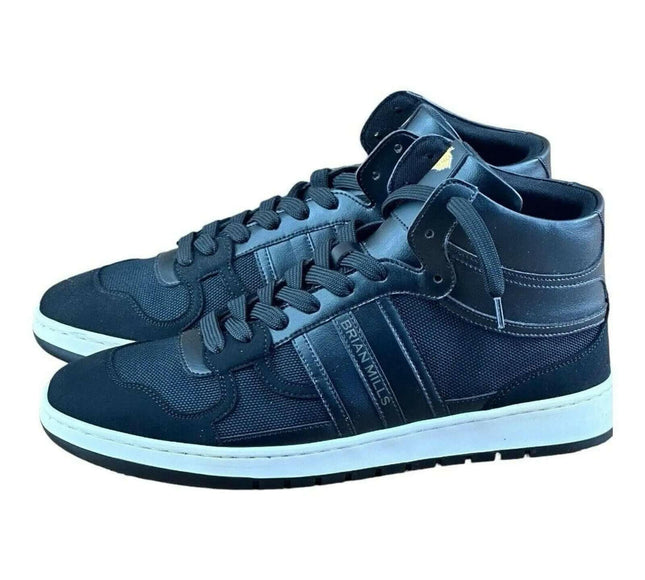 BRIAN MILLS Black High top sneakers  Fashion   Men.