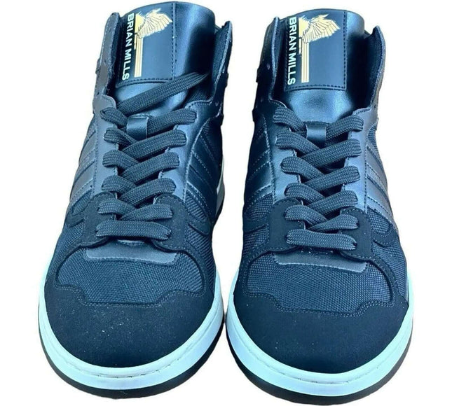 BRIAN MILLS Black High top sneakers  Fashion   Men.