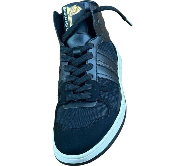 BRIAN MILLS Black High top sneakers  Fashion   Men.