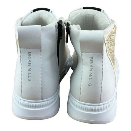 BRIAN MILLS Eagle  High top Fashion Sneakers Men.