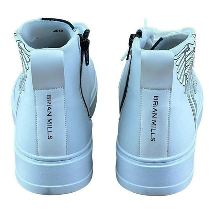 BRIAN MILLS  Fashion Eagle  High top  Sneakers Men.