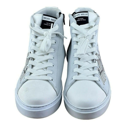 BRIAN MILLS  Fashion Eagle  High top  Sneakers Men.