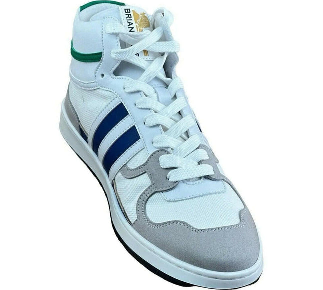 BRIAN MILLS  White High top sneakers  Fashion   Men.
