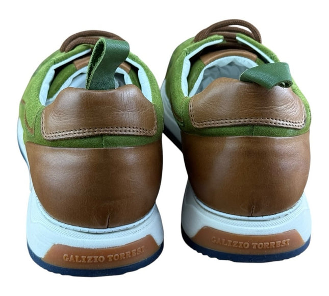 Galizio Torresi Men’s Designer Leather Casual Sneakers size 8.5-9|42 EU.
