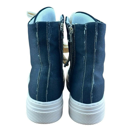 Cristianzerotre CRO3 Calipso 300  Canvas Black Boots.