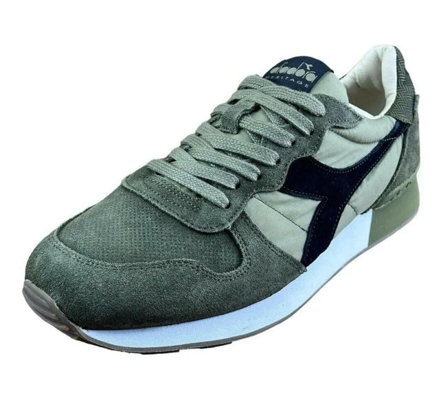 Diadora Heritage Nubuck Green  Sneaker Athletic Men.