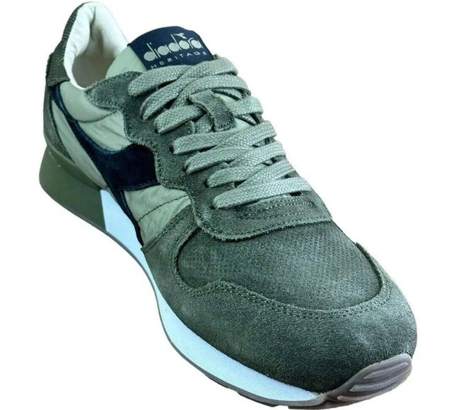 Diadora Heritage Nubuck Green  Sneaker Athletic Men.