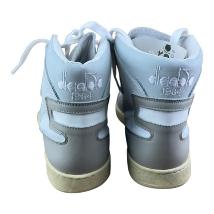 Diadora Heritage Mi Basket Frame Used  Leather High-Top Sneakers Diadora