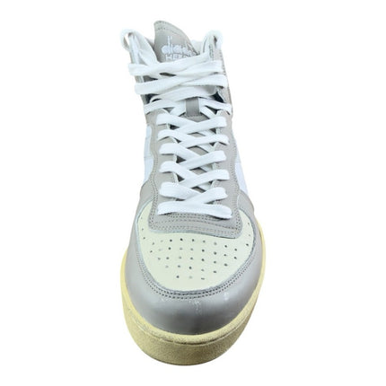 Diadora Heritage Mi Basket Frame Used  Leather High-Top Sneakers Diadora