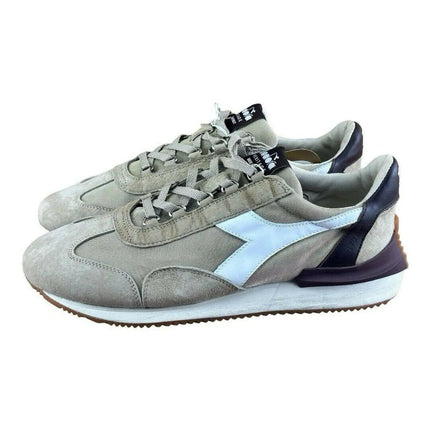 Diadora Heritage Brown Nubuck Sneakers Athletic Men.