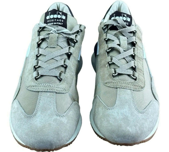 Diadora Heritage Brown Nubuck Sneakers Athletic Men.