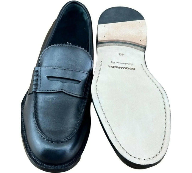 DSQUARED2 BEAU PENNY LOAFERS MEN (BLACK).