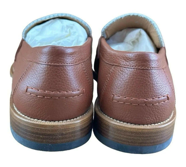 DSQUARED2 BEAU PENNY LOAFERS MEN ( Brown white).