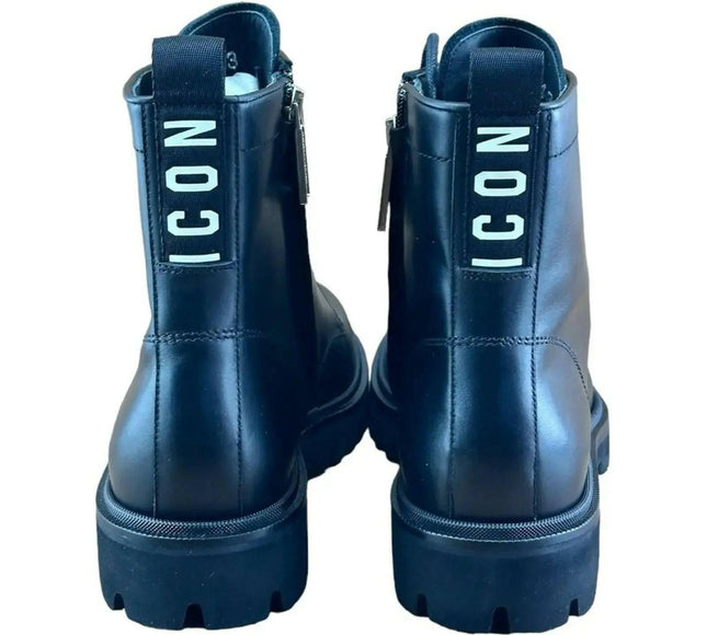 DSQUARED2 BE ICON IN COMBAT  ANKLE BOOT MEN.