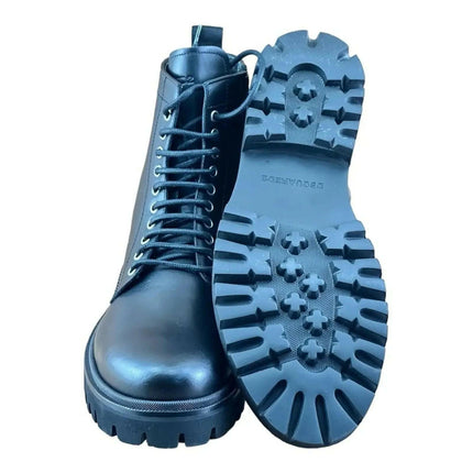 DSQUARED2 BE ICON IN COMBAT  ANKLE BOOT MEN.