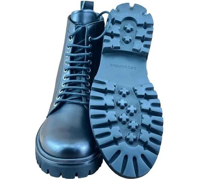 DSQUARED2 BE ICON IN COMBAT  ANKLE BOOT MEN.