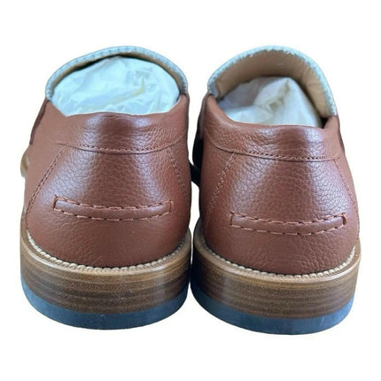 DSQUARED2 BEAU PENNY LOAFERS MEN ( Brown white).