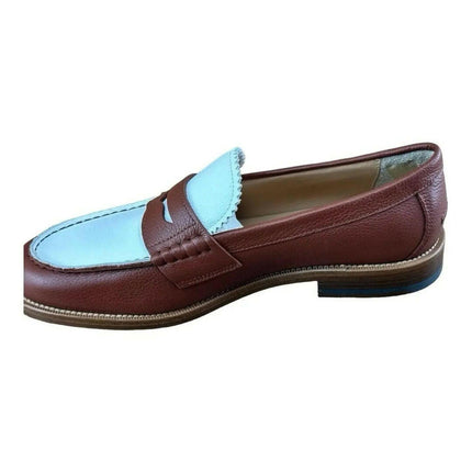DSQUARED2 BEAU PENNY LOAFERS MEN ( Brown white).