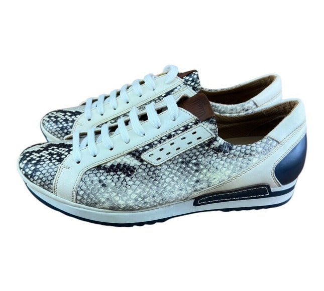 Galizio Torresi Sneaker Men 1198 python  Leather Sneakers.
