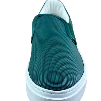 Galizio Torresi Slipper Men’s Leather Extralight Green Casual shoes Size 9|42 EU.