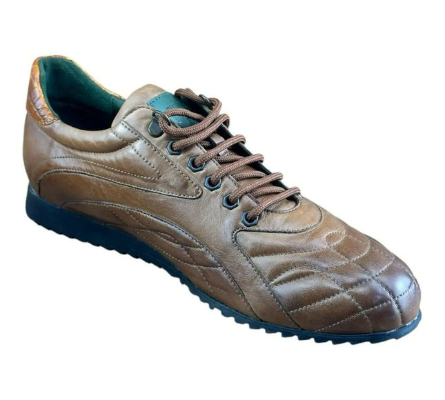 Galizio Torresi Men Sneaker FOUL PERLA Brown.