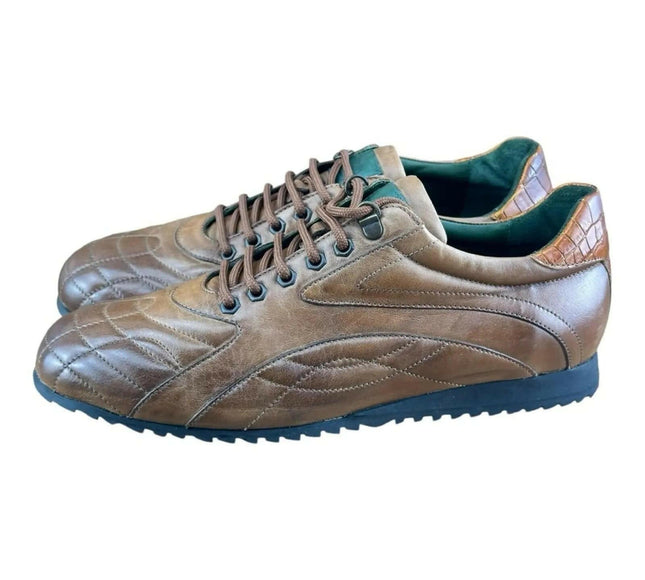 Galizio Torresi Men Sneaker FOUL PERLA Brown.
