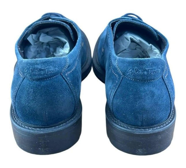 Galizio Torresi Men's Blue  Suede Oxford.