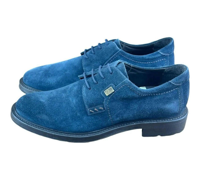 Galizio Torresi Men's Blue  Suede Oxford.