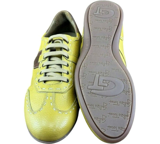 Galizio Torresi Sneaker braun blau Cognac Men.