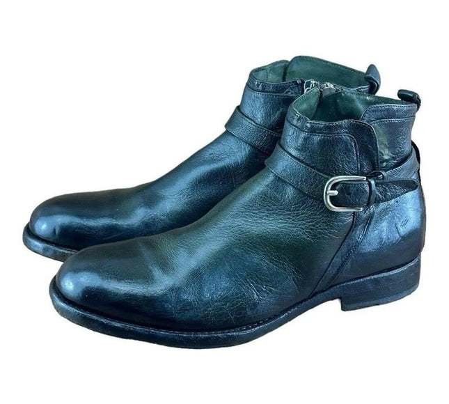 Jo Ghost Men Shoes Green Calf-SKIN LEATHER BOOT.