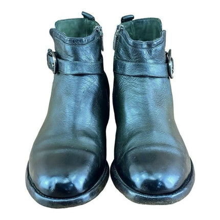 Jo Ghost Men Shoes Green Calf-SKIN LEATHER BOOT.