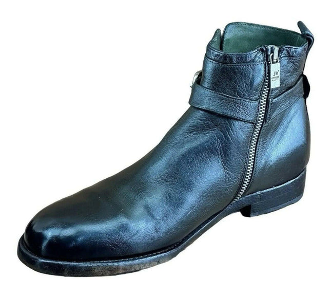 Jo Ghost Men Shoes Green Calf-SKIN LEATHER BOOT.