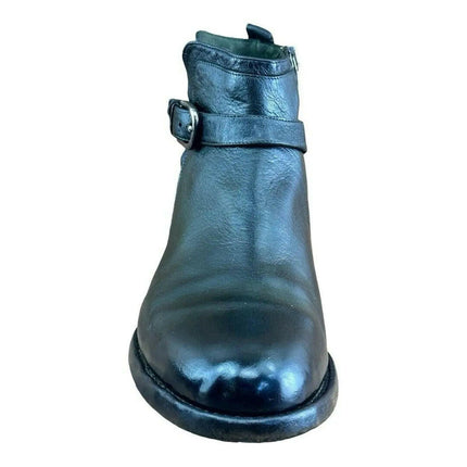 Jo Ghost Men Shoes Green Calf-SKIN LEATHER BOOT.
