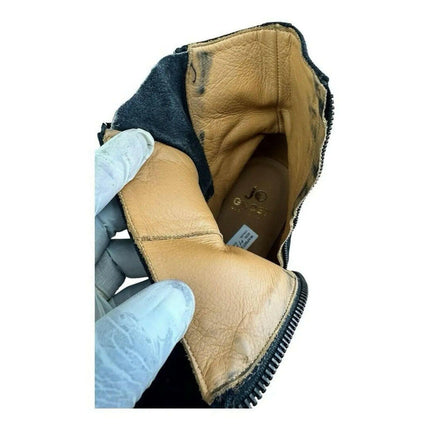 JO GHOST Black  Men Ankle  Chelsea Boots.