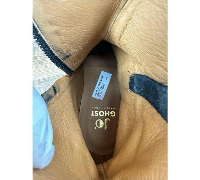 JO GHOST Black  Men Ankle  Chelsea Boots.