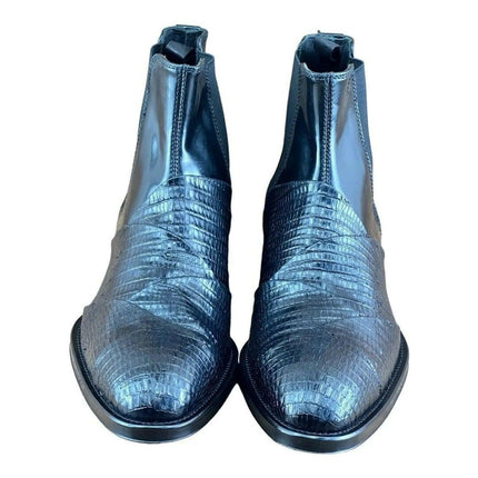 Jo Ghost  MEN Leather Chelsea Boots.