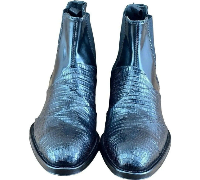 Jo Ghost  MEN Leather Chelsea Boots.