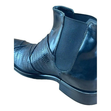 Jo Ghost  MEN Leather Chelsea Boots.